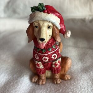 NIB Jim Shore Christmas Dog Mini